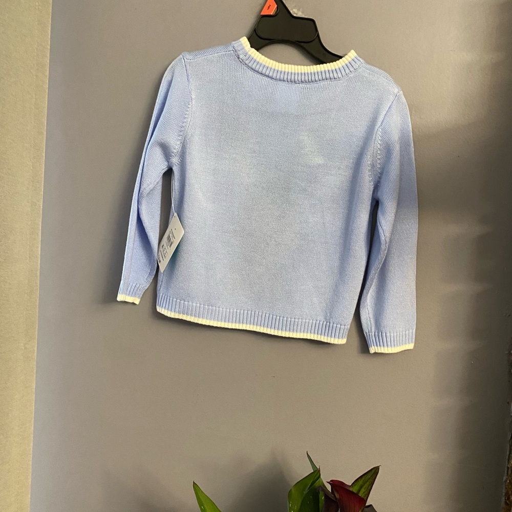 New! Kids Blue Bunny Lightweight Sweater Size 2T - Picture 3 of 6